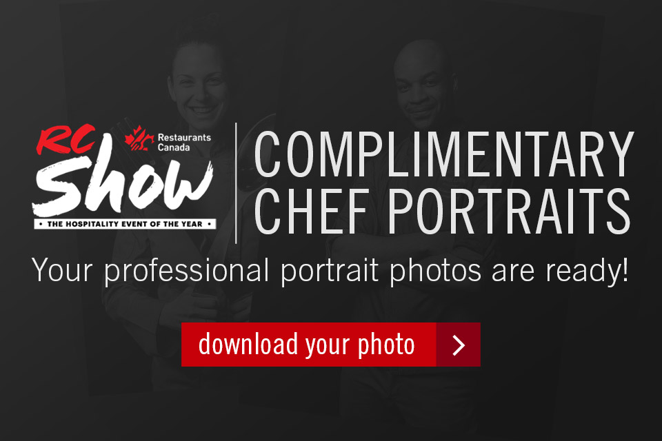 Chef Works Canada - RC Show Complimetary Chef Portraits